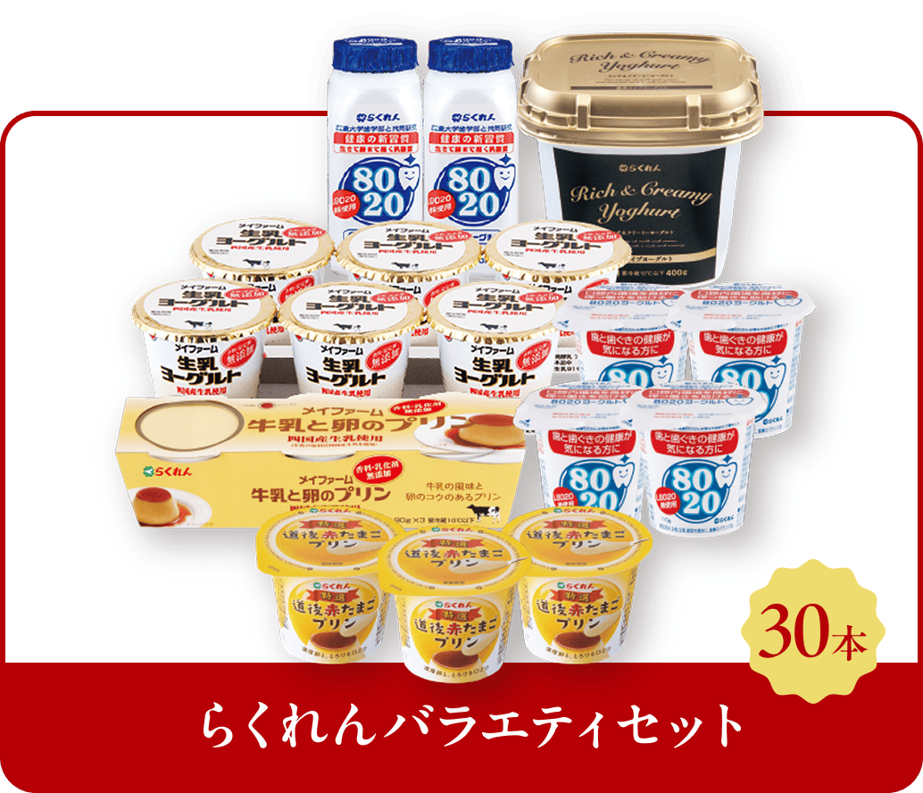 B賞 らくれんバラエティセット 30本