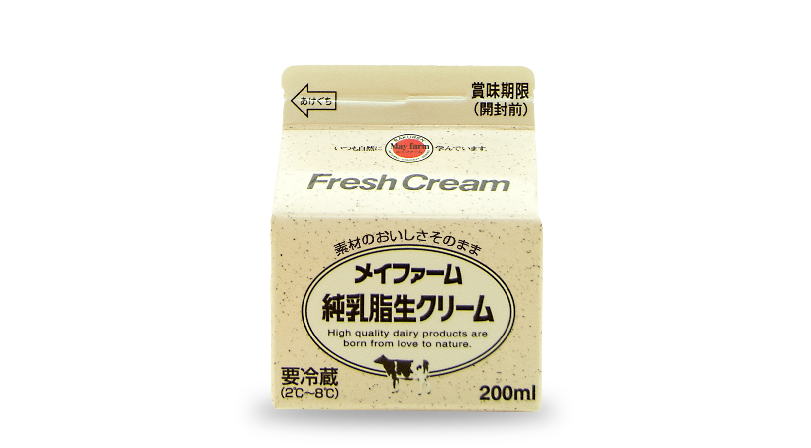 商品イメージ：メイファーム純乳脂生クリーム