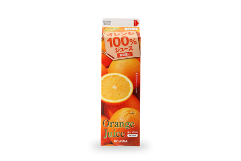 オレンジ100％ジュース